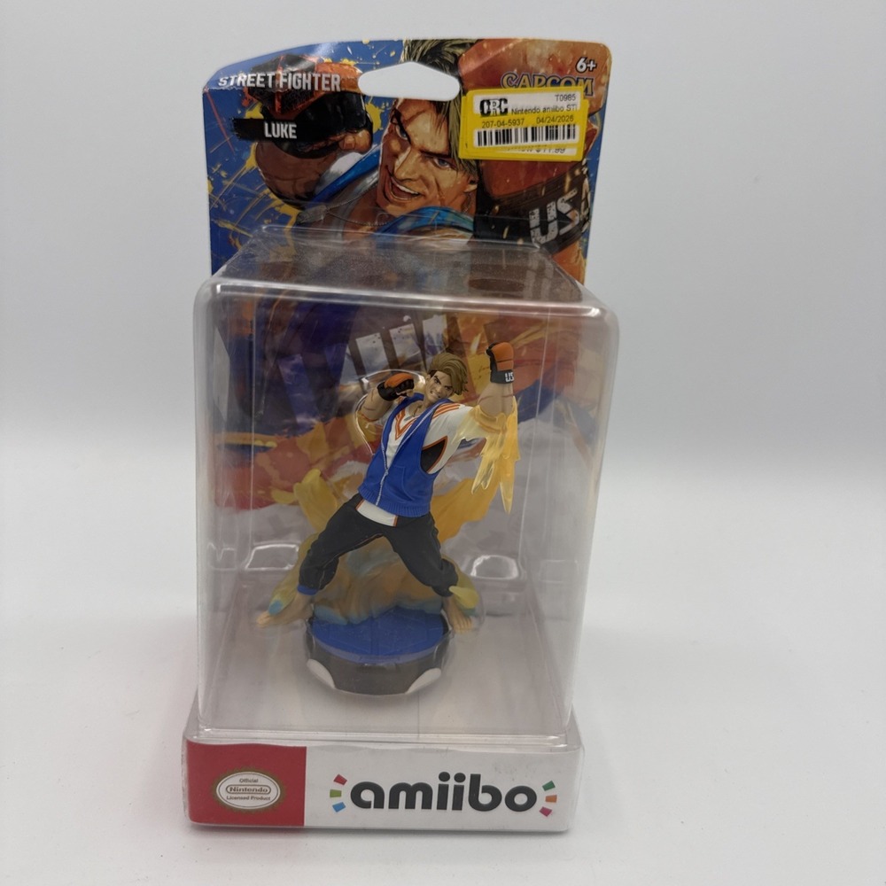 Nintendo amiibo Street Fighter 6 Luke Character Figure Boxed (2025)